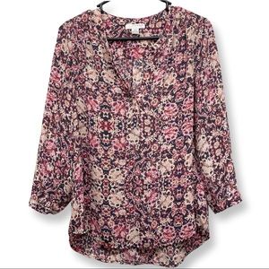 Kenar Floral 3/4 Sleeve Blouse Size M